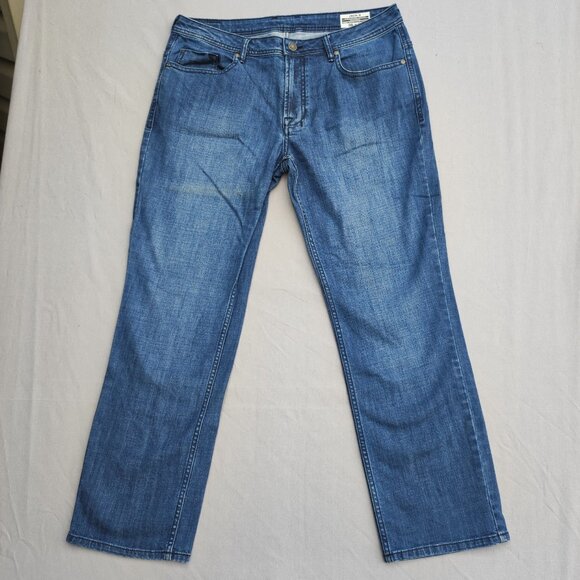 Buffalo Jeans Jack-X men's sz 36X30 denim blue Slim Straight Stretch Extensible - Picture 1 of 13